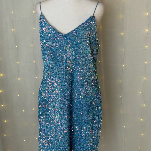 Francesca's Collections Dresses & Skirts - Francesca's Collections Light Blue Garment